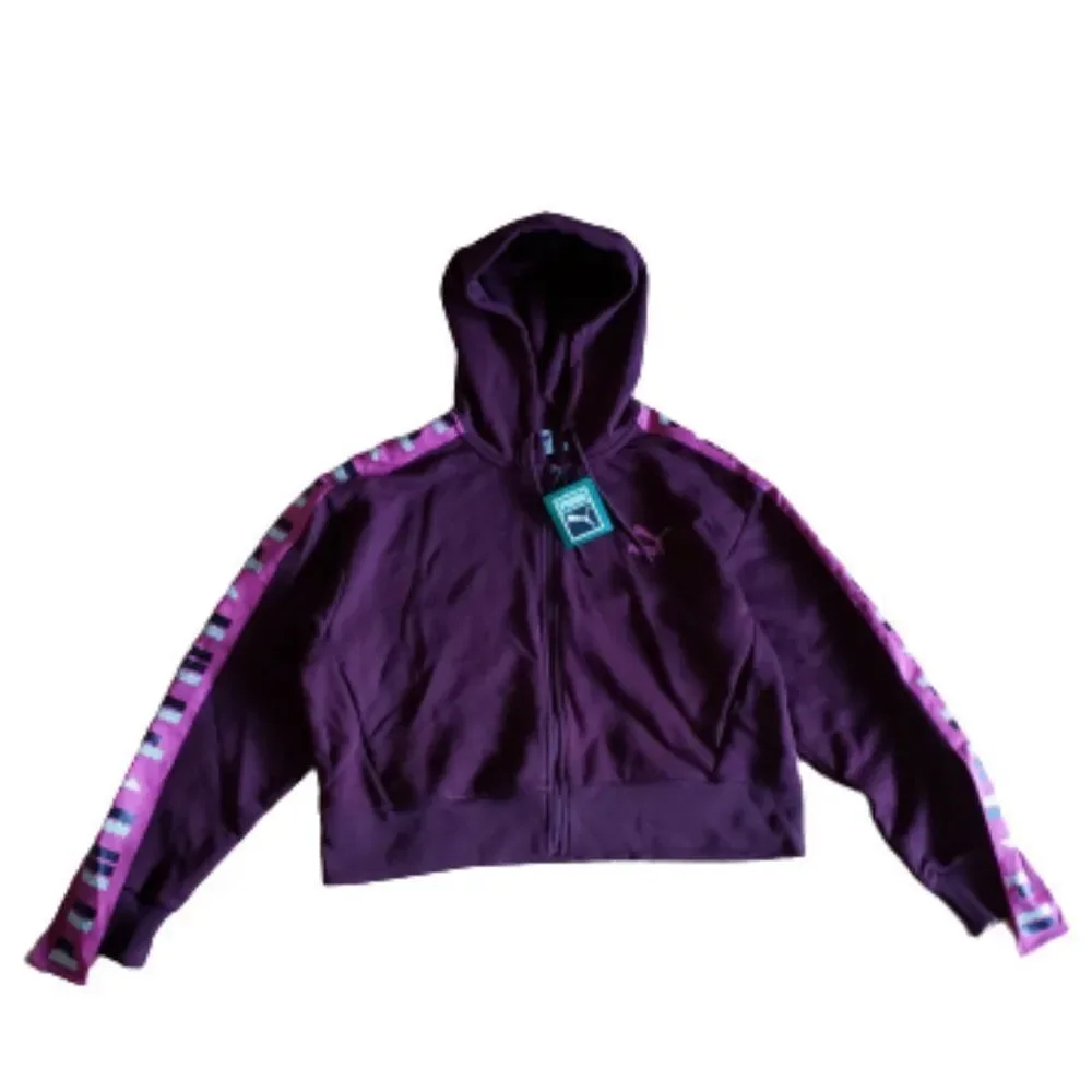 Puma Revolt Crop Hoodie Sheatshirt NWT - Picture 5 of 5